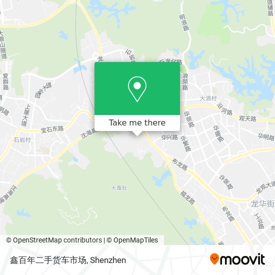 鑫百年二手货车市场 map