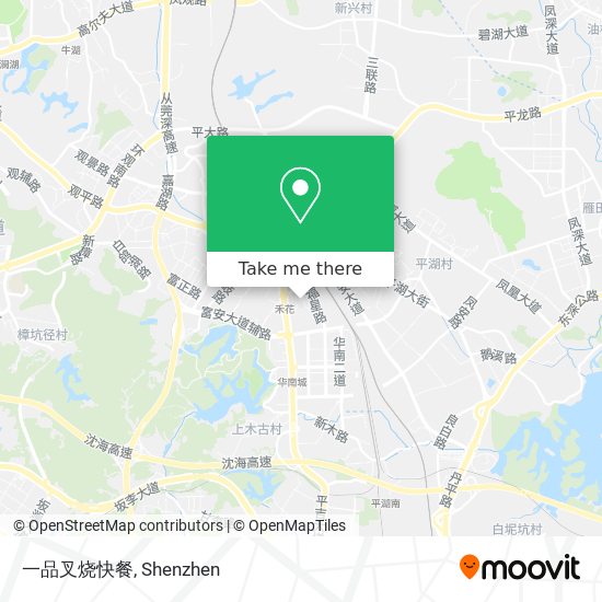 一品叉烧快餐 map