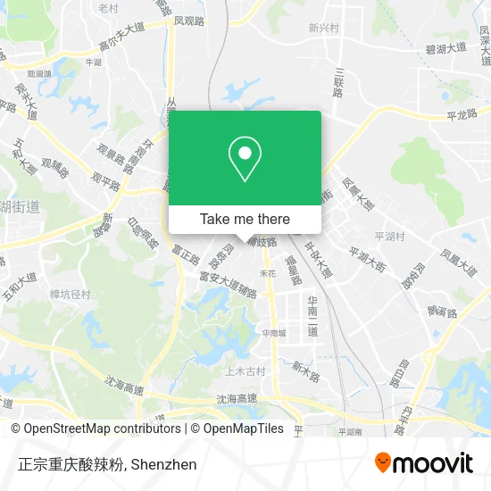 正宗重庆酸辣粉 map