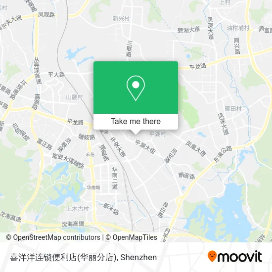 喜洋洋连锁便利店(华丽分店) map