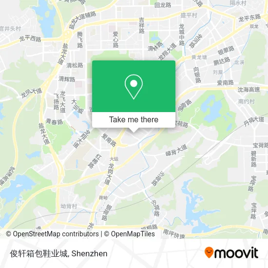 俊轩箱包鞋业城 map