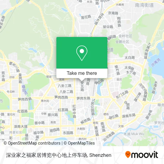 深业家之福家居博览中心地上停车场 map
