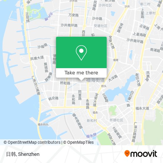 日韩 map