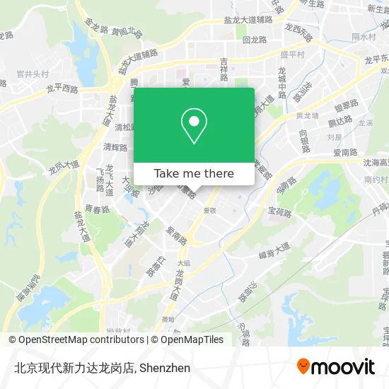 北京现代新力达龙岗店 map