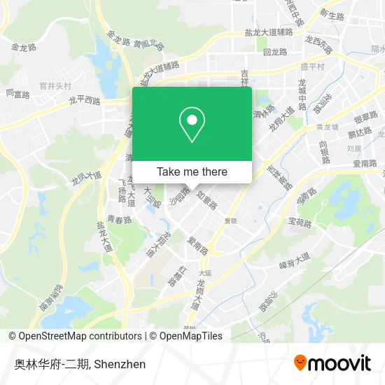 奥林华府-二期 map