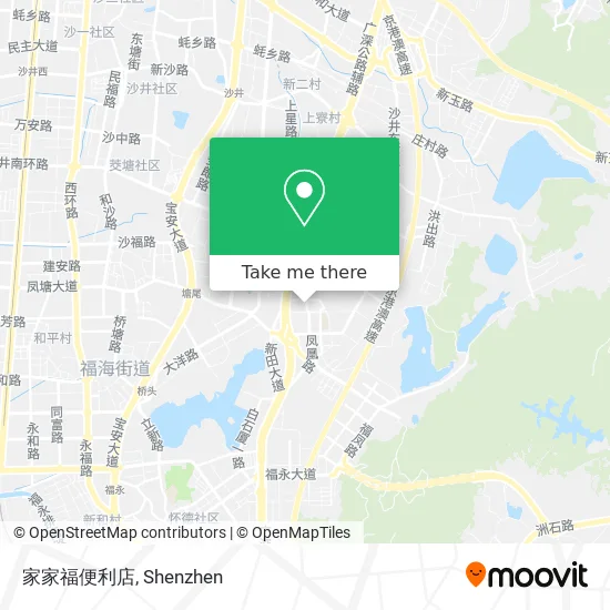 家家福便利店 map