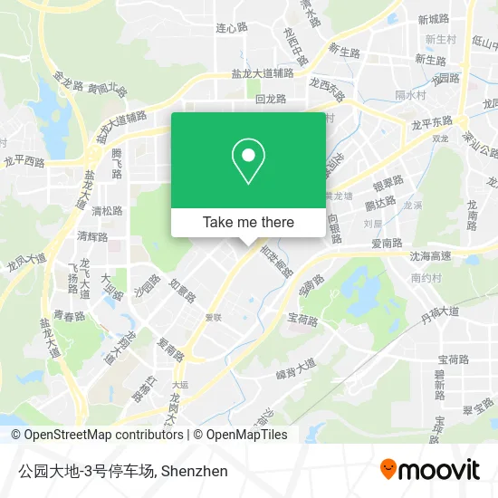 公园大地-3号停车场 map