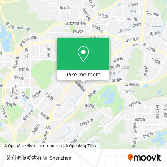 莱利源肠粉吉祥店 map