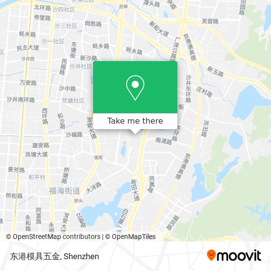 东港模具五金 map