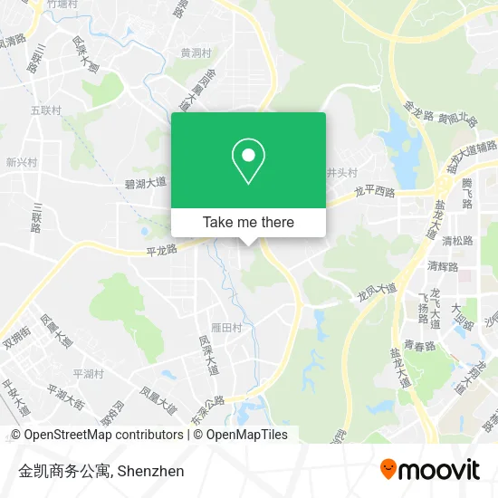 金凯商务公寓 map