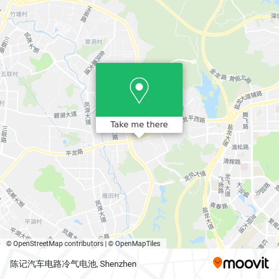 陈记汽车电路冷气电池 map