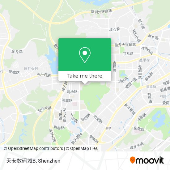 天安数码城B map