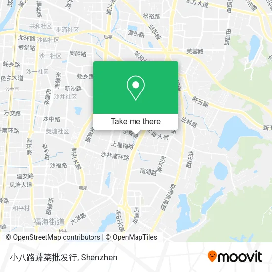 小八路蔬菜批发行 map