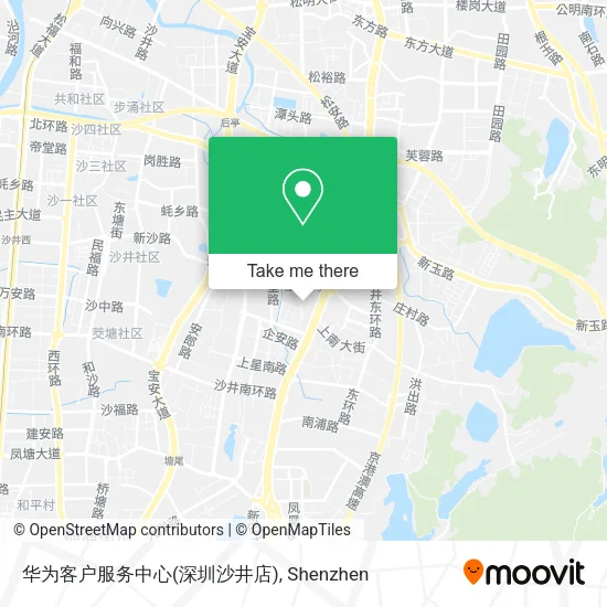 华为客户服务中心(深圳沙井店) map