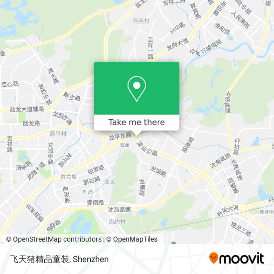 飞天猪精品童装 map