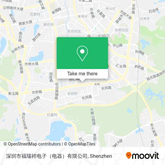 深圳市福瑞祥电子（电器）有限公司 map