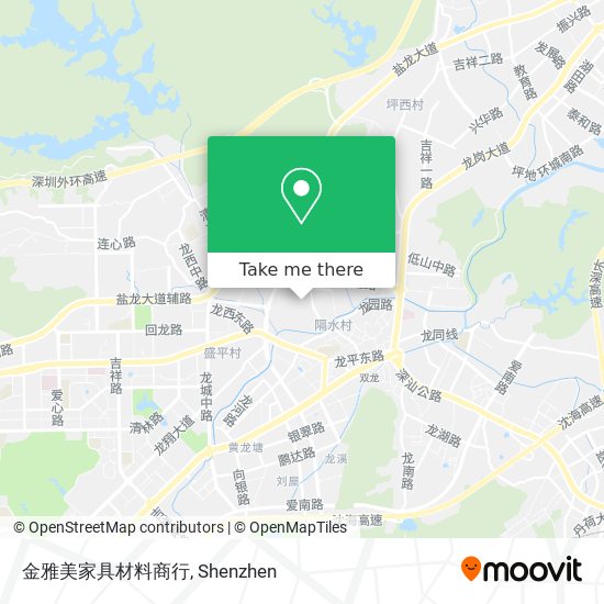 金雅美家具材料商行 map