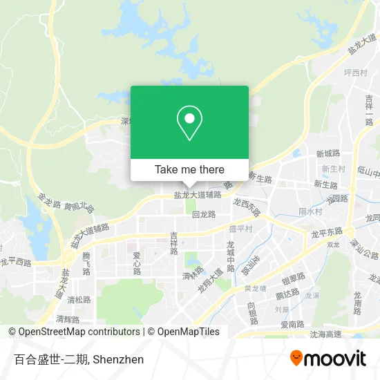 百合盛世-二期 map