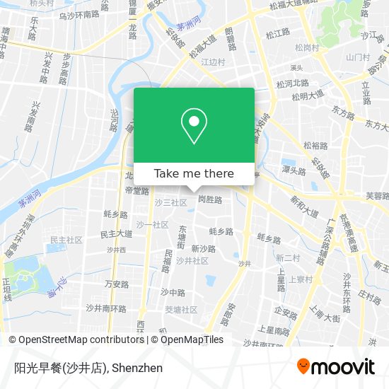 阳光早餐(沙井店) map