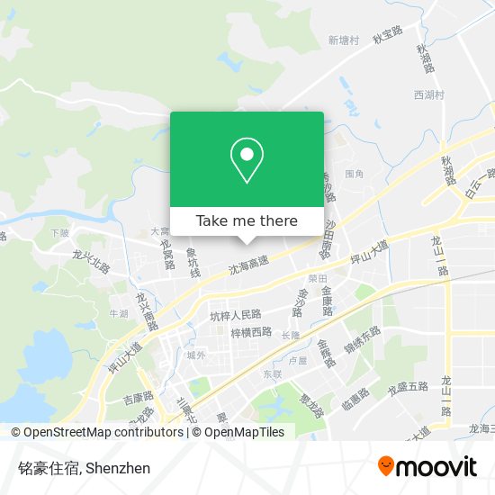 铭豪住宿 map