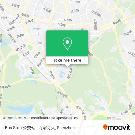 Bus Stop 公交站 - 万家灯火 map