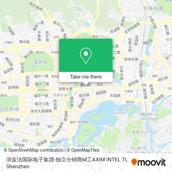 润金法国际电子集团-独立分销商M工AXIM INTEL TI map