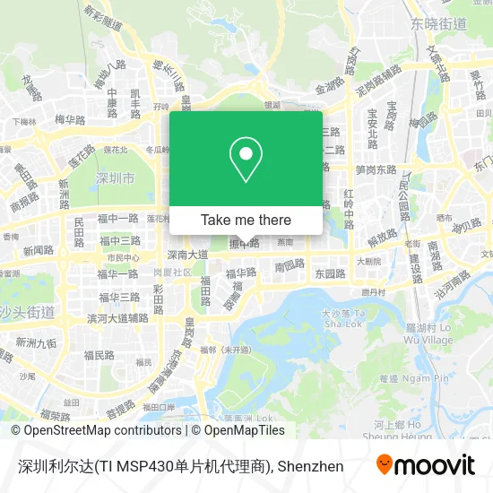 深圳利尔达(TI MSP430单片机代理商) map