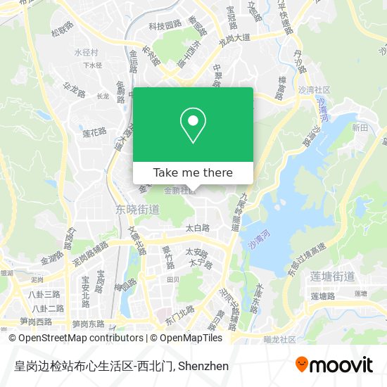 皇岗边检站布心生活区-西北门 map