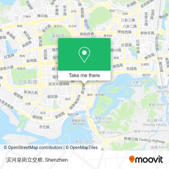 滨河皇岗立交桥 map