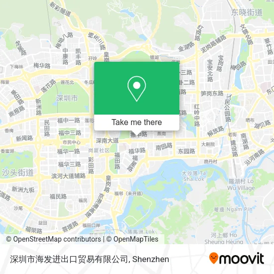 深圳市海发进出口贸易有限公司 map