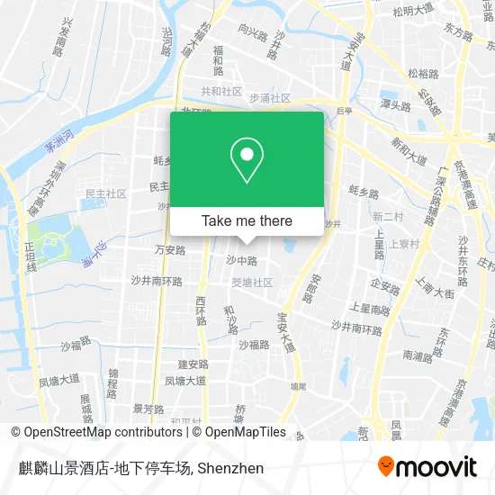 麒麟山景酒店-地下停车场 map