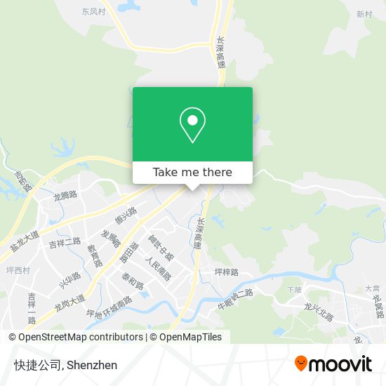 快捷公司 map