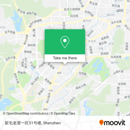 新屯老屋一区51号楼 map