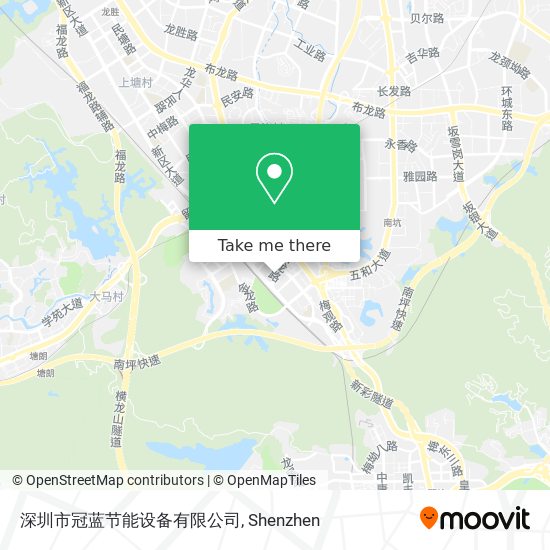 深圳市冠蓝节能设备有限公司 map