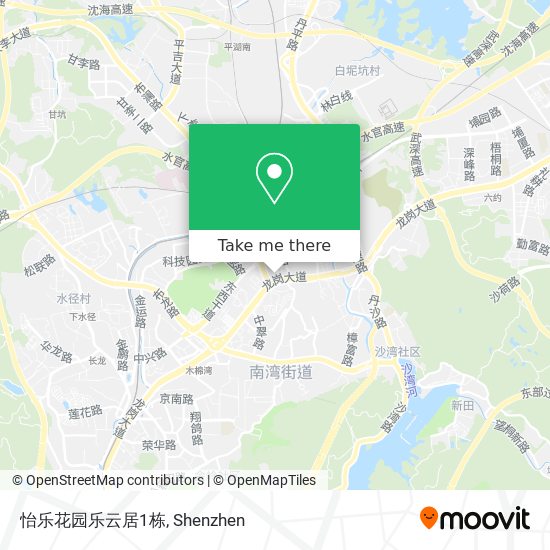 怡乐花园乐云居1栋 map