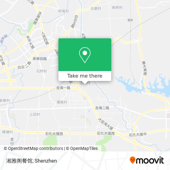 湘雅阁餐馆 map