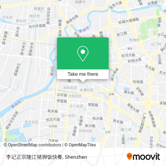 李记正宗隆江猪脚饭快餐 map
