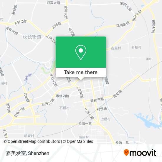 嘉美发室 map