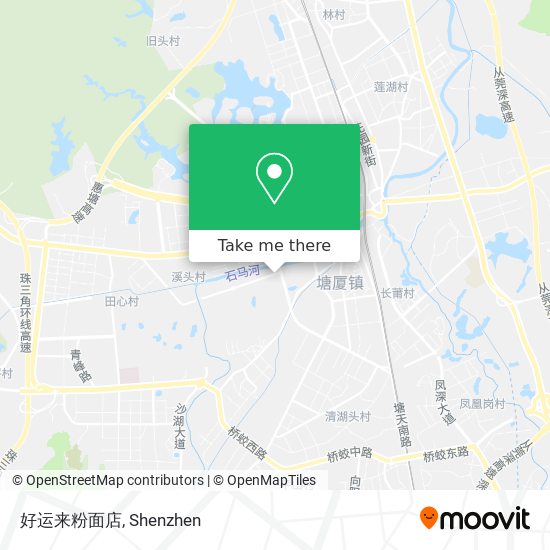 好运来粉面店 map