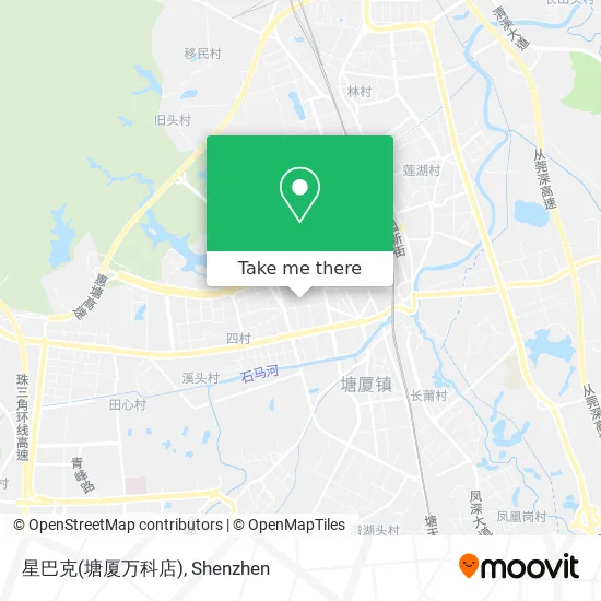 星巴克(塘厦万科店) map