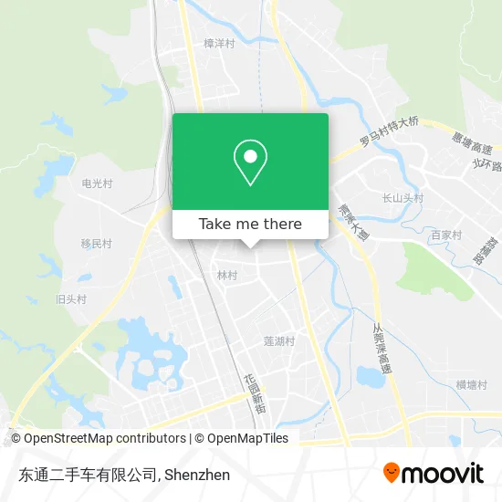东通二手车有限公司 map