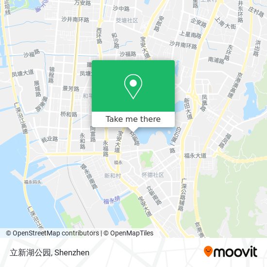 立新湖公园 map