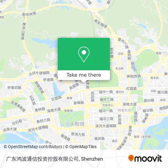 广东鸿波通信投资控股有限公司 map