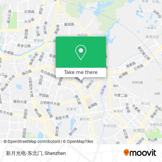 新月光电-东北门 map