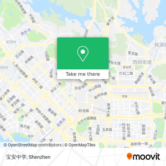 宝安中学 map