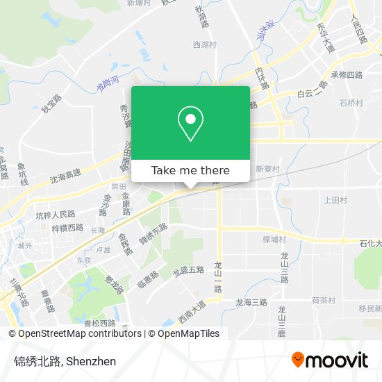 锦绣北路 map