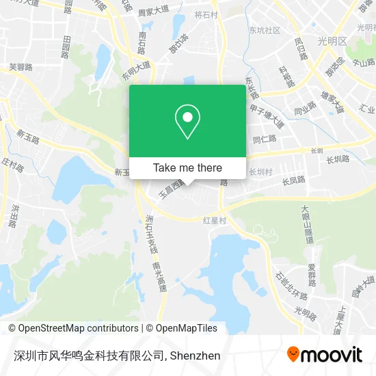 深圳市风华鸣金科技有限公司 map