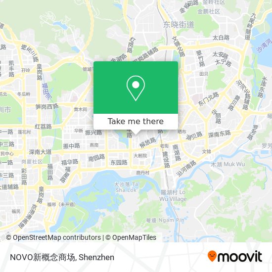 NOVO新概念商场 map