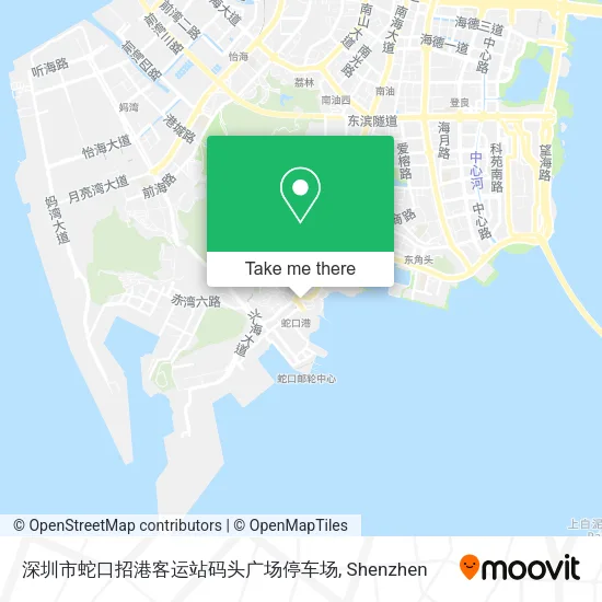 深圳市蛇口招港客运站码头广场停车场 map