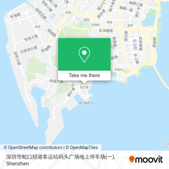 深圳市蛇口招港客运站码头广场地上停车场(一) map